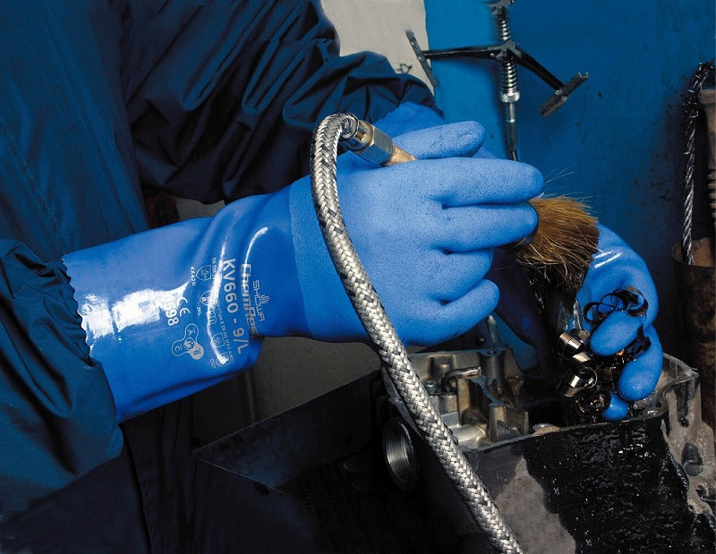 KV660 ブルー 青 Mサイズ 1双