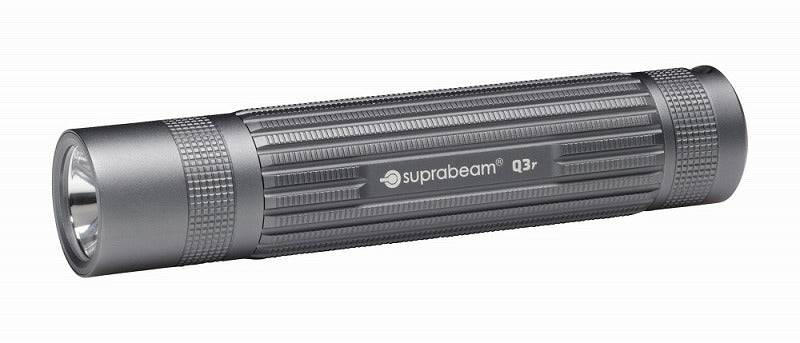 Q3R 充電式LEDライト 15~400ルーメン ダークグレー