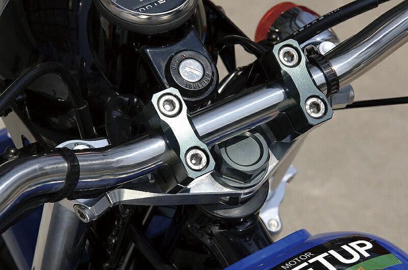 Billet Top Bridge Set, Gunmetal - Ape 50-100