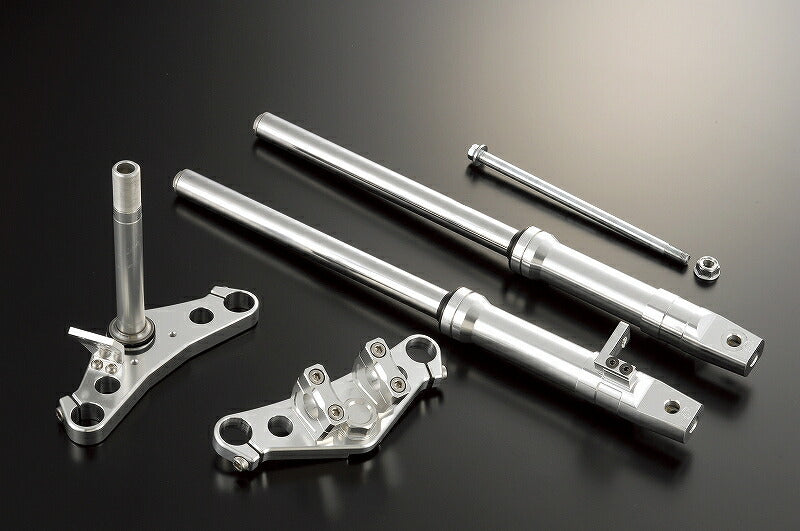 ワイドステムキット φ27mm/208mm バーハンドル対応 シルバー モンキー