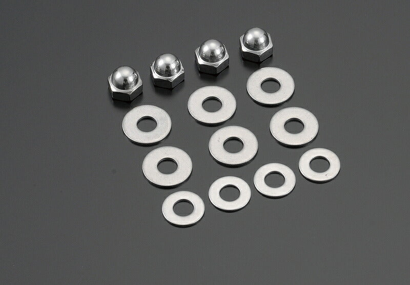 Stainless Rear Suspension Nut Set - Monkey