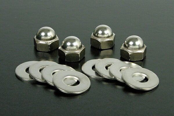 リヤーショックマウントナット SUS 1台分 モンキー/DAX/カブ/CD