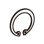 C-ring for 28mm Clutch Cover Kit, 3 pieces, replacement part