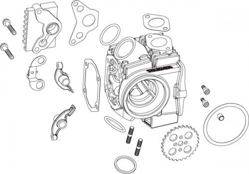 17Rステージ+Dヘッドキット 12Vモンキー/ゴリラ/CD50/CL50/ベンリィ50S/DAX50等