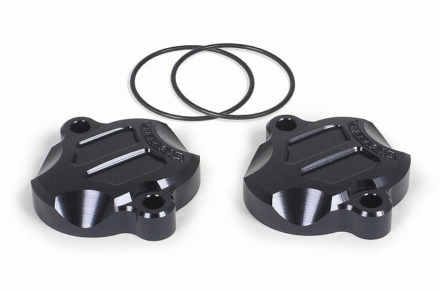 アルミ削り出し タペットカバーセット(ブラック/2個セット) Z125/KSR110