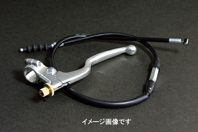 Clutch Lever & Long Wire Set (Silver) for Monkey (Normal Clutch / Reinforced Clutch)