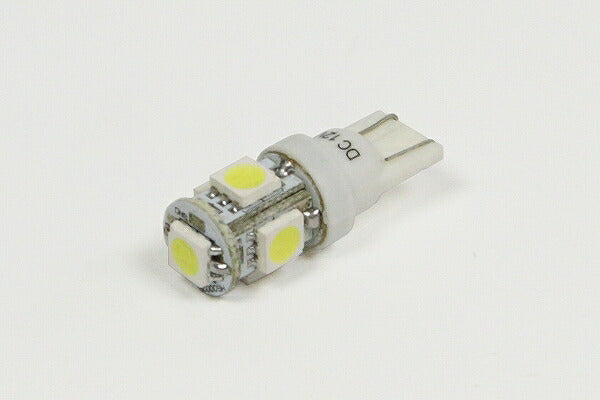LED Bulb (T10 Wedge) White 5-LED/12V 1 pc.