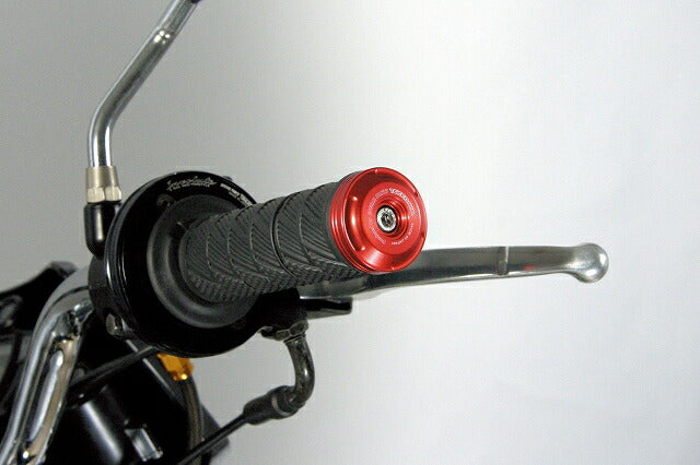 Bar Ends Red Machined Aluminum (for φ18・φ13)