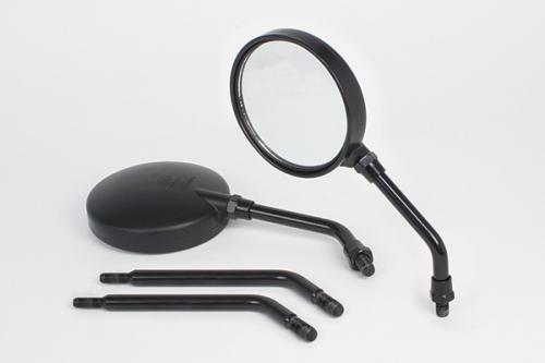 Z2タイプミラーセット ミラー 左右セット/ショート&ミドルアーム付き M10ピッチ1.25 正ネジ 汎用
