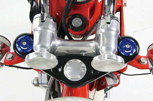 Top Bolt Set Cap & Retainer / 2 pcs / Blue for Monkey / Gorilla / Monkey FI