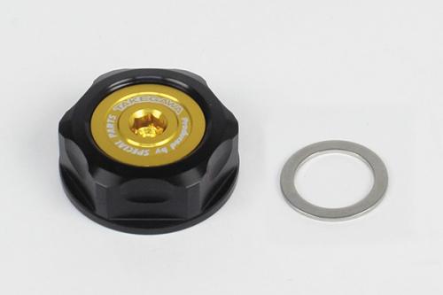 Stem Nut M24 x M1.0 Black/Gold GROM/MSX125/CBR125R/CBR250R/CB250F/CB400/400X/Zoomer X/Z125PRO