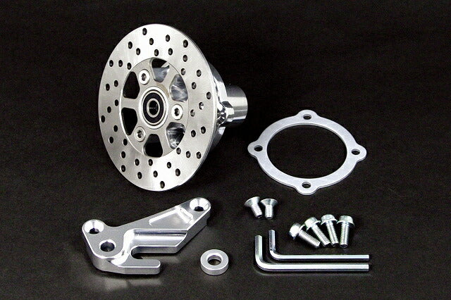 ディスクローター\U0026ハブキット (8インチ/アルミダイカスト製) フロントデイスクブレーキ補修部品