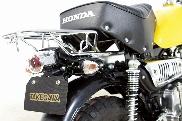 ストリームライン ウインカーセット (ブラック/8mm) 12Vモンキー専用 (12V10W)