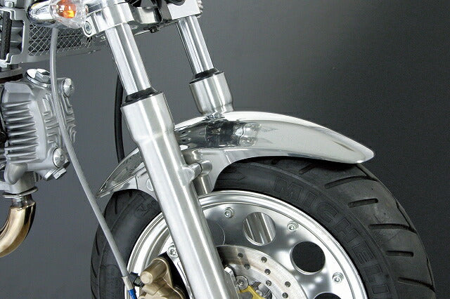 Front Fender (ABS/Plated Film) for Monkey/Gorilla (Upright Fork/10-inch Wheels)
