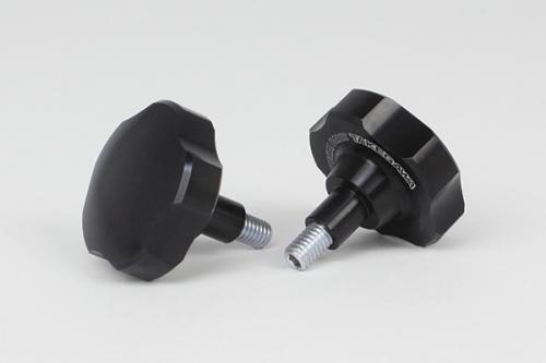Side Cover Knob Type 2 Black Super Cub / Cross Cub