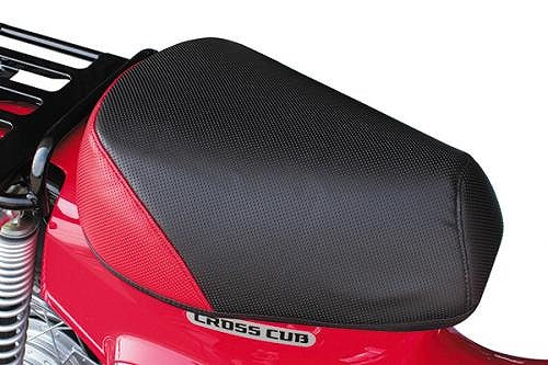 Cushion Seat Cover (Black/Red) for Super Cub 50/110 (AA09/JA44), Cross Cub 50 (AA06)