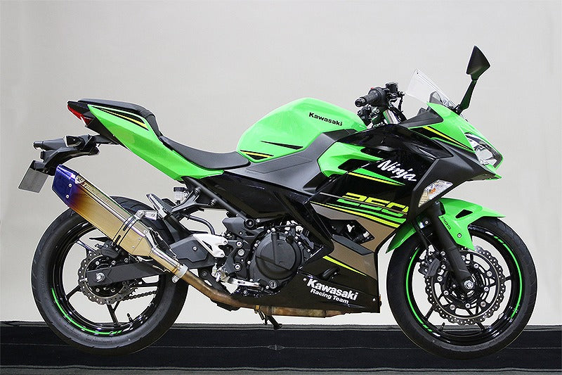 スリップオンマフラー IKAZUCHI イカヅチサイレンサー Ninja250'18~ 政府認証