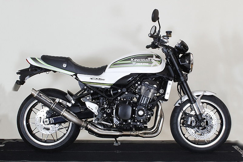 Slip-On Shotgun Carbon Slash End Z900RS Japanese Government Certified