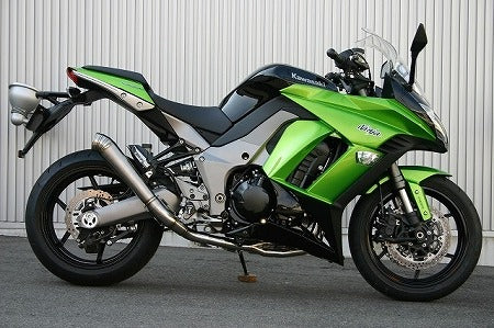 レーシングフルエキゾーストマフラー メガホンサイレンサー 雷神ロング NINJA1000'11-17 ニンジャ1000'11-17