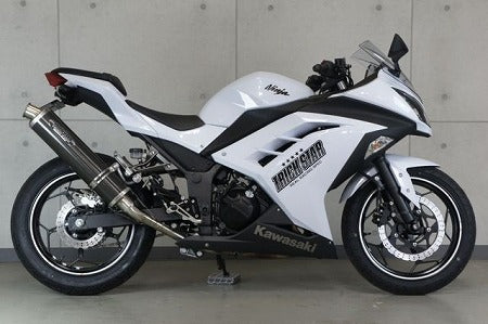 Racing Slip-On Muffler Burnt Titanium Ninja250 Ninja300
