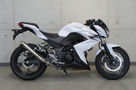 レーシングスリップオンマフラー メガホンサイレンサー 雷神ロング Z250'13~