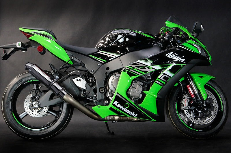 レーシングスリップオンマフラー ショットガン ガンブラックメッキ ZX-10R'16~ RST-002R-SBMC