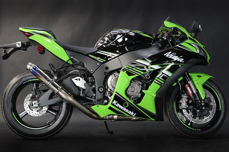 レーシングスリップオンマフラー ショットガン 焼チタンスラッシュエンド ZX-10R'16~ RST-002R-SYTSC