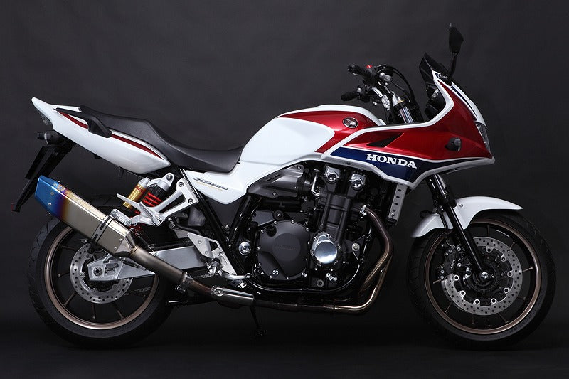 Racing Slip-On Exhaust IKAZUCHI Silencer Machine-Bent CB1300SB/SF RST-03-103-L4YT