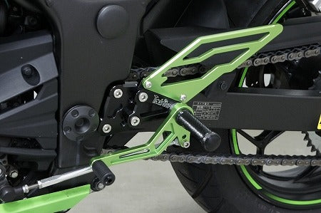 バックステップ ブラック Ninja 250R Ninja 250'13~ Z250'13~ ニンジャ 250R ニンジャ 250'13~ ブラック