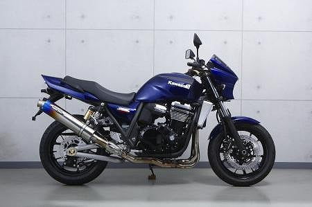 レーシングスリップオンマフラー 焼チタン ZRX1200DAEG