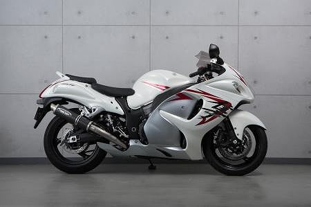 Racing Full Exhaust System Carbon Silencer GSX-1300R Hayabusa '08~