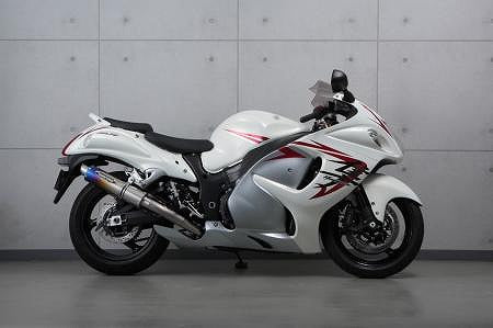Racing Full Exhaust System Burnt Titanium Silencer Type GSX-1300R Hayabusa '08~