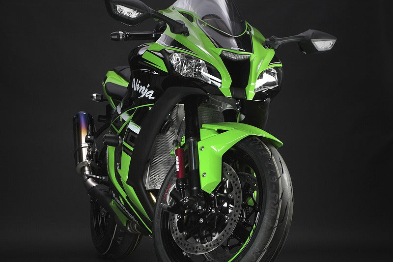 Radiator Core Guard, Black Plating, Kawasaki ZX-10R
