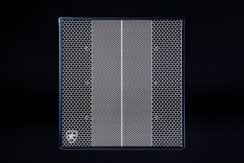 Core Guard for Big Radiator, Black Plating, TRICKSTAR Ninja250 Black Plating