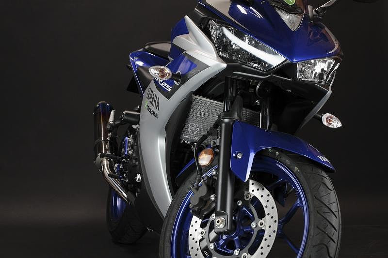 Radiator Core Guard Black Plating YAMAHA YZF-R25/R3 '15~16 Yamaha YZF-R25/R3 '15~16 Black Plating