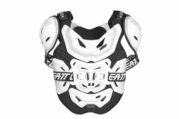 5.5 PRO Chest Protector White Adult Free Size