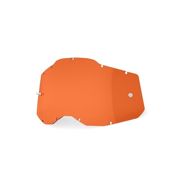 Lens for Racecraft 2, Accuri 2, Strata 2 Goggles, Orange, Anti-Fog, Single Lens, Replacement Lens