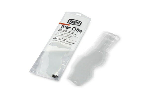 Kids Accuri 2 / Strata 2 Goggle Tear-Offs - 20 Pack