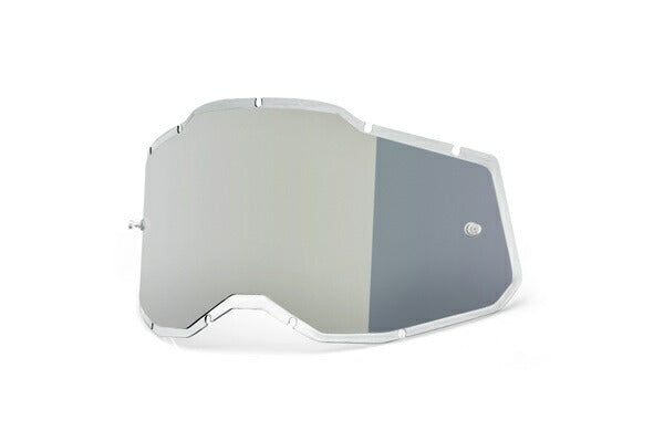 Injected Silver Flash Mirror Replacement Lens for Racecraft 2, Accuri 2, and Strata 2 Goggles