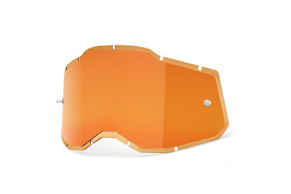 Lens for Racecraft 2, Accuri 2, Strata 2 goggles, injected HD persimmon, replacement lens