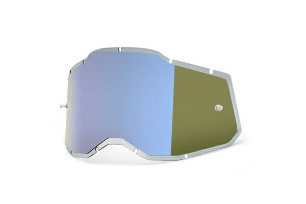 Injected Blue Mirror Replacement Lens for Racecraft 2, Accuri 2, and Strata 2 Goggles