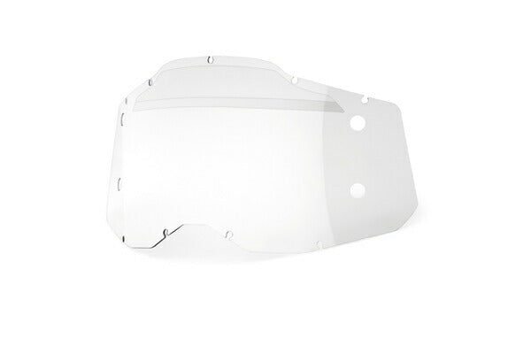 Clear Single Repair Lens with No Protrusion for Lens Accuri 2 Forecast 2, Strata 2 Forecast 2 Goggles