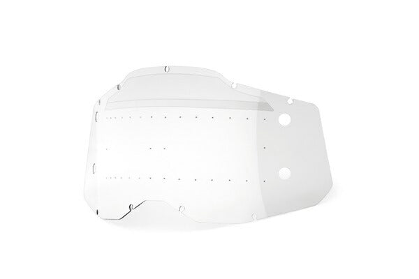 Replacement single clear lens with studs for Accuri 2 Forecast 2 and Strata 2 Forecast 2 goggles