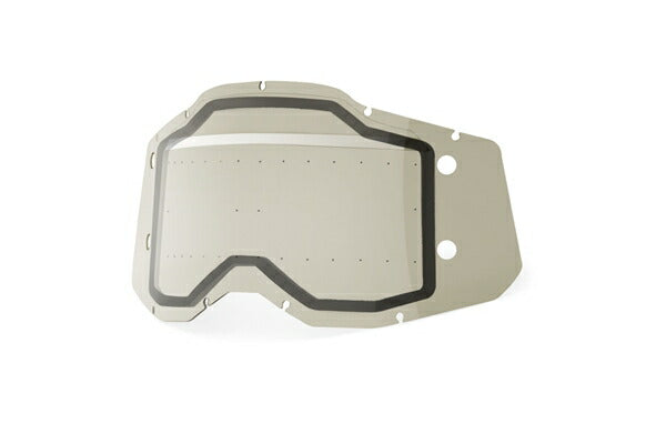 Replacement Double Lens for Strata 2 Forecast 2 Goggles, Smoked with Pins