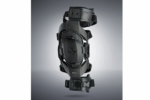 CELL Knee Brace Protector Support Junior Left and Right Set Black