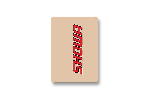 Fork Protector SHOWA Decal Red 22×16cm Set of 2 (Left and Right)