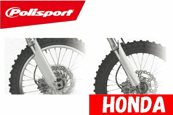 Fork Guard for Honda Vehicles, White, CRF150R