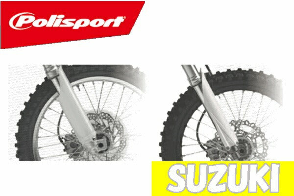 Fork Guards for Suzuki - Black RM125/RM250/RMZ250/RMZ450