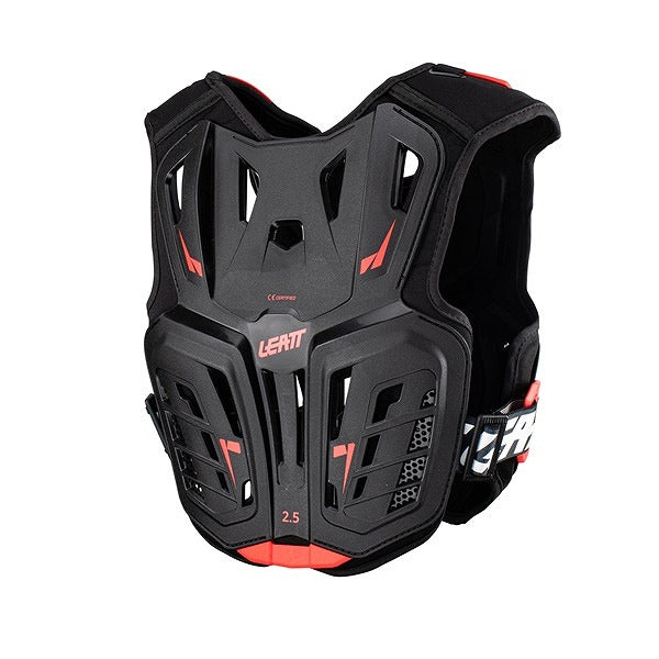 チェストプロテクター 2.5 ブラック/レッド ジュニア