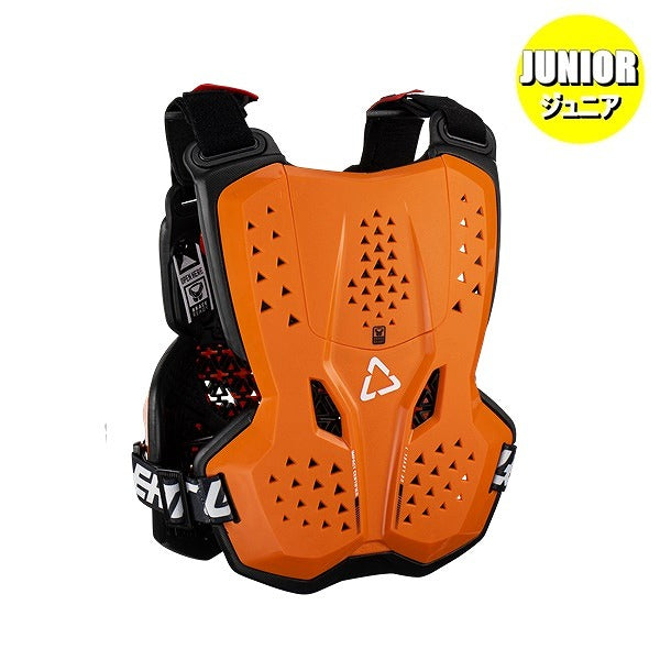 Chest Protector 3.5 Orange/Black Junior Free